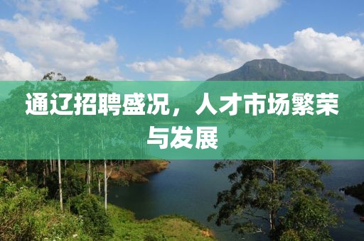 通辽招聘盛况，人才市场繁荣与发展